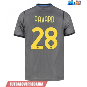 Lacne Muži Futbalové dres Inter Milan Benjamin Pavard #28 2026-27 Krátky Rukáv - Tretina